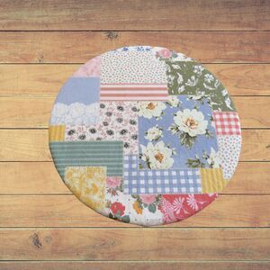 Kitchenaid Bowl Cover, Reversible Boho Patchwork and Floral Mixer Cover